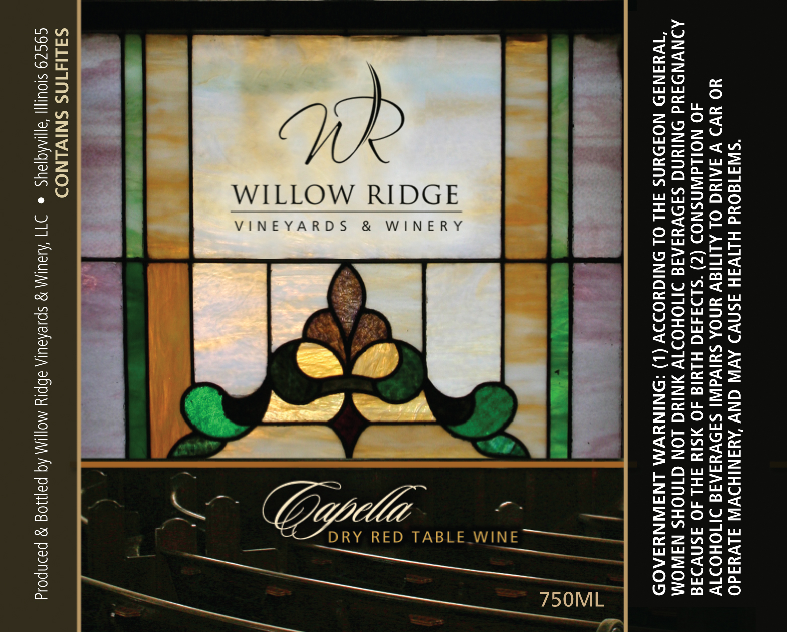 Willow Ridge Winery Capella Wine