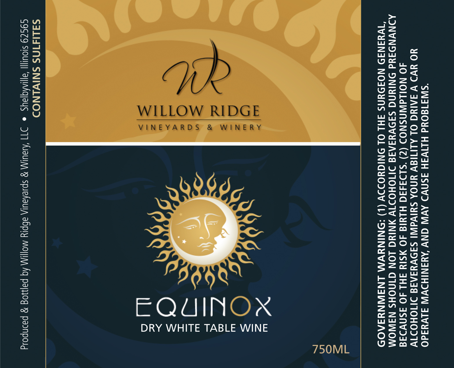 Willow Ridge Winery Equinox Wine